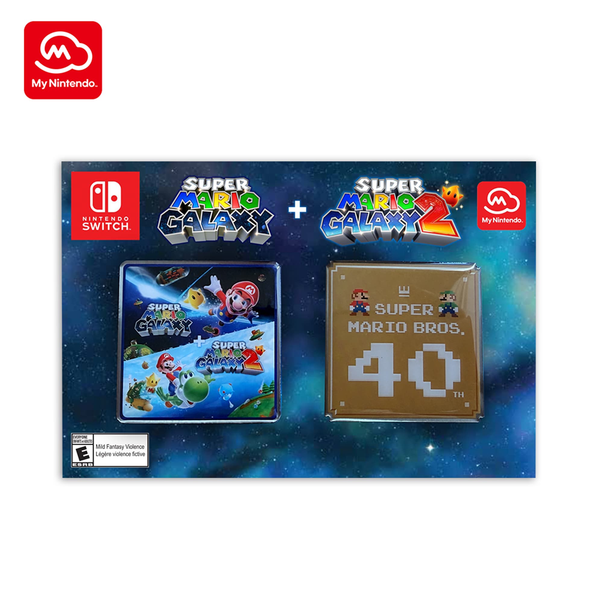 【タグ付き☆新品未使用】SUPER MARIO Galaxy ファイアマリオ Super Mario Galaxy™ + Super Mario Galaxy 2 / Super Mario Bros